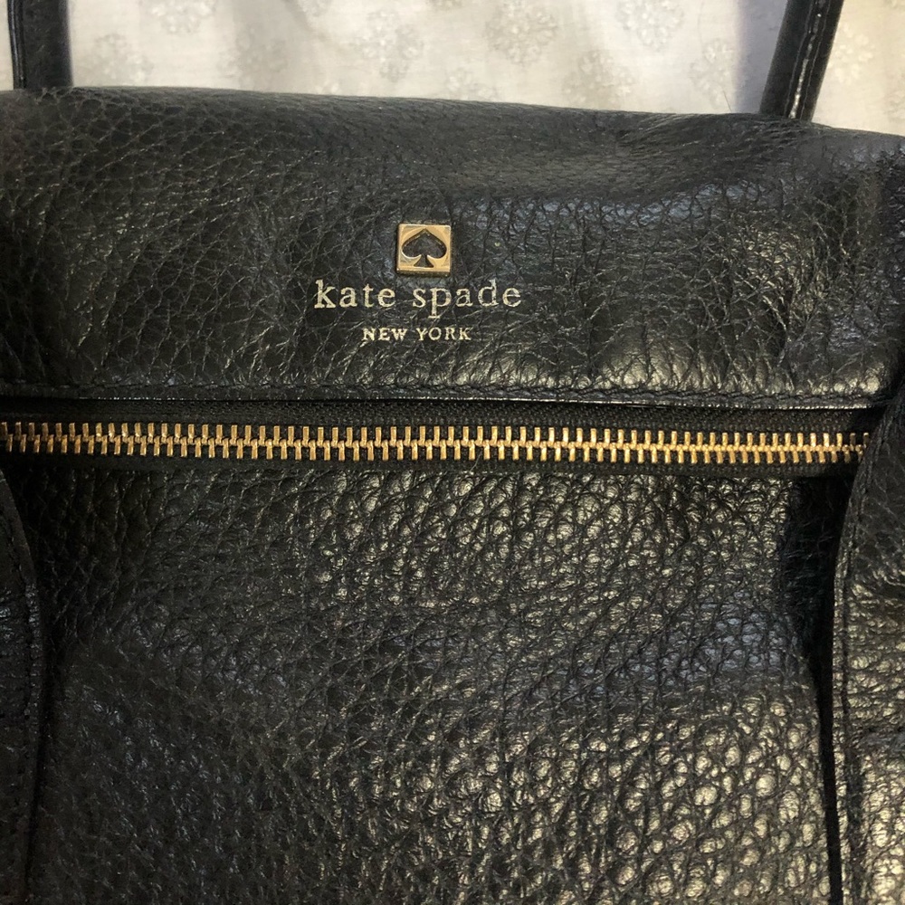 kate spade black leather bag - Picture 3 of 7